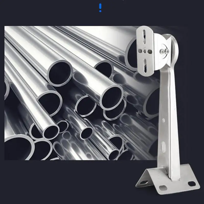 Security Camera Mounting Bracket Stainless Steel Wall Bracket Ceiling Mount Metal Pole Adjustable Indoor/Outdoor Mount