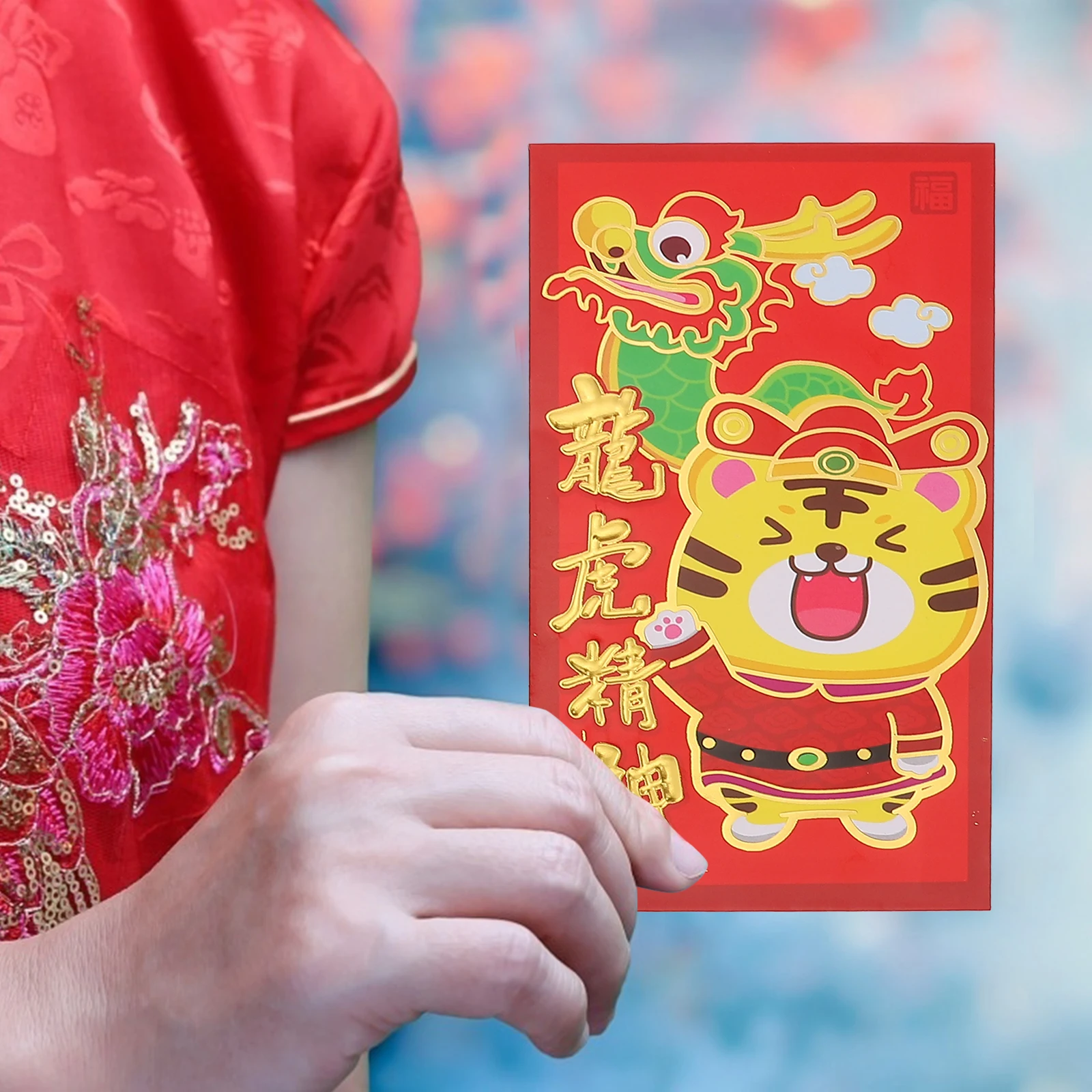 

36pcs Cartoon Red Envelopes Festive Lunar New Year Wedding Birthday Gift Spring Festival Red Packets Chinese Hong Bao