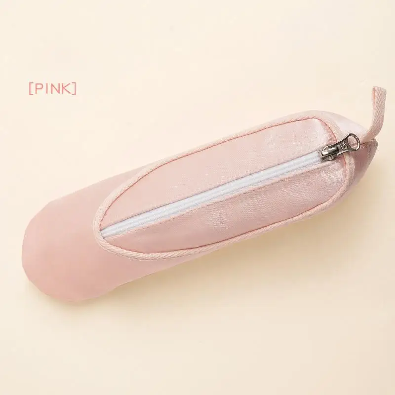 Cute Ballerina Pencil Case Large Capacity Ballet Shoes Stationery Bag Perfect Gift for Primary School Girls Kids