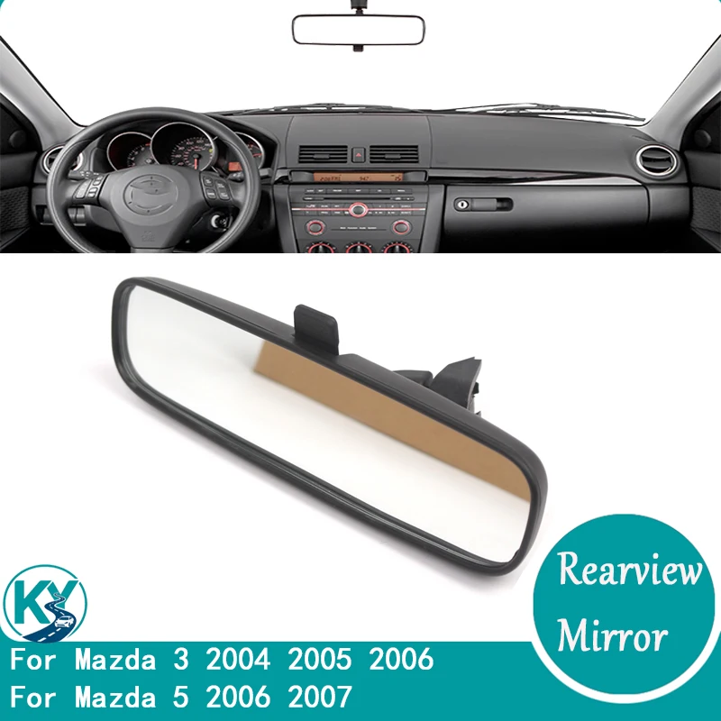 

Зеркало заднего вида для Mazda 3 2004-2006, для Mazda 5 2006-2007, сменное, аксессуар для автомобиля, BP4K-69-220