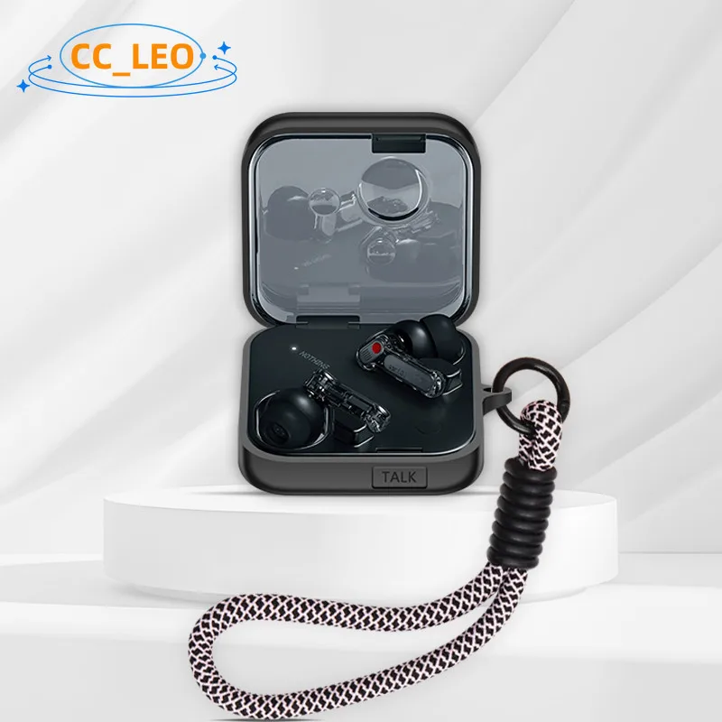 Case for Nothing Ear (3) 2025 Cute Lanyard Pendant Silicone Clear Soft Case Suitable for Nothing Ear (3) 2025 Protective Sleeve - Image 4