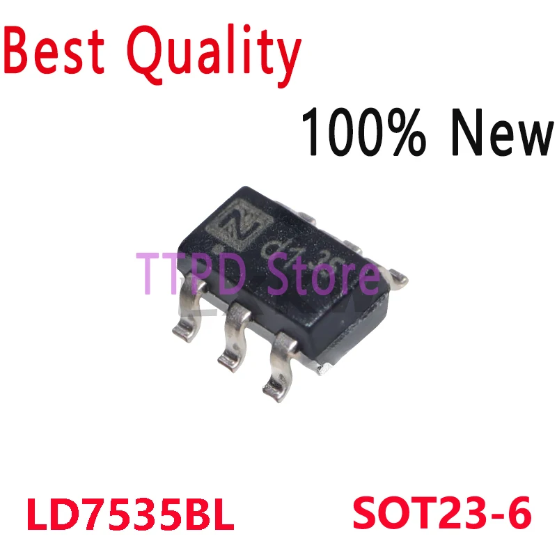 10/PCS New Original LD7535 LD7535BL LD7535MBL Screen Printing 35 SOT23-6 Liquid Crystal Power Supply Chip In Stock