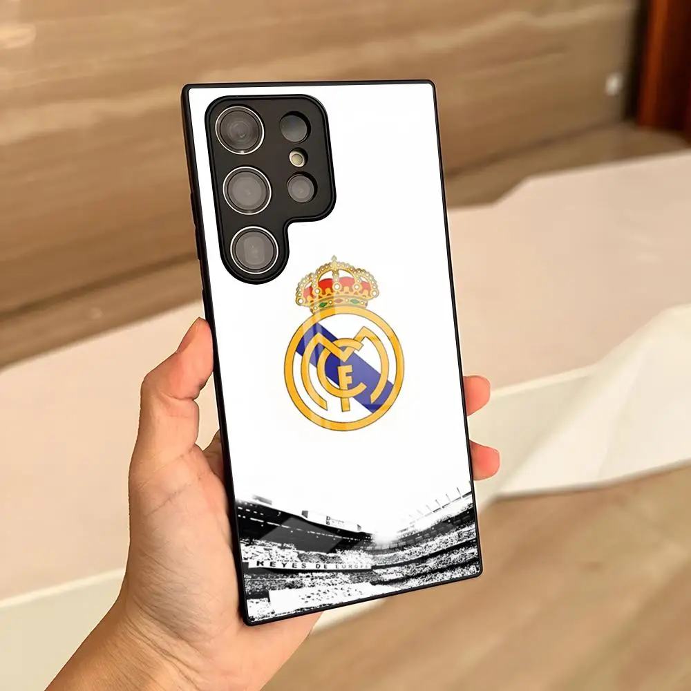 R-Reals-FC-M-MadrideS Handyhülle für Samsung S26 S24 Ultra S25 S23 S22 S20 Fe S21 Plus A54 A24 A53 A16 A13 Glasabdeckung