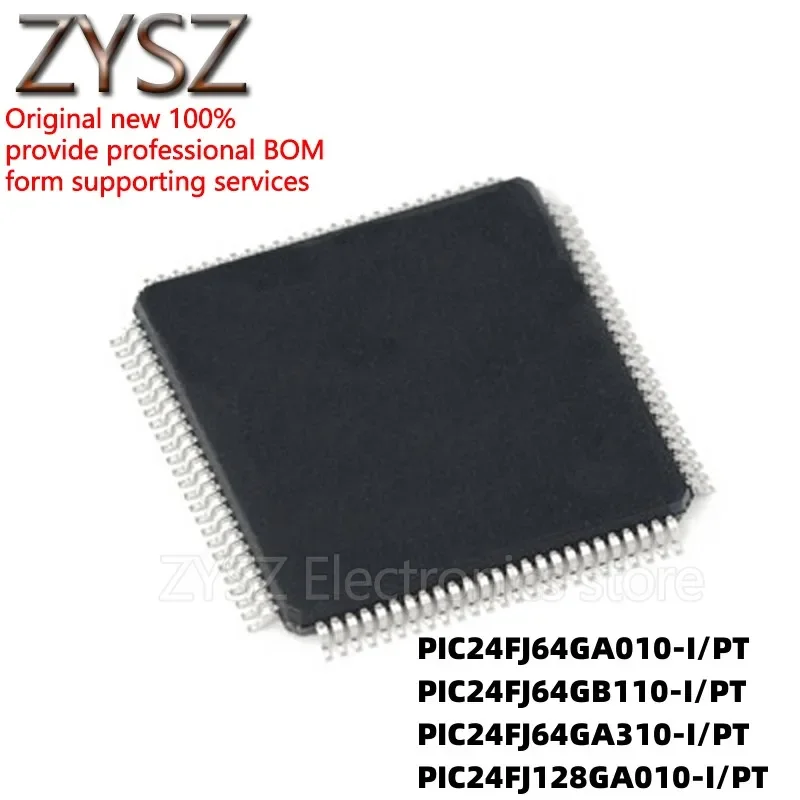 

5 шт. PIC24FJ64GA010-I/PT 64GB110 64GA310 128GA010 E/PT T QFP100