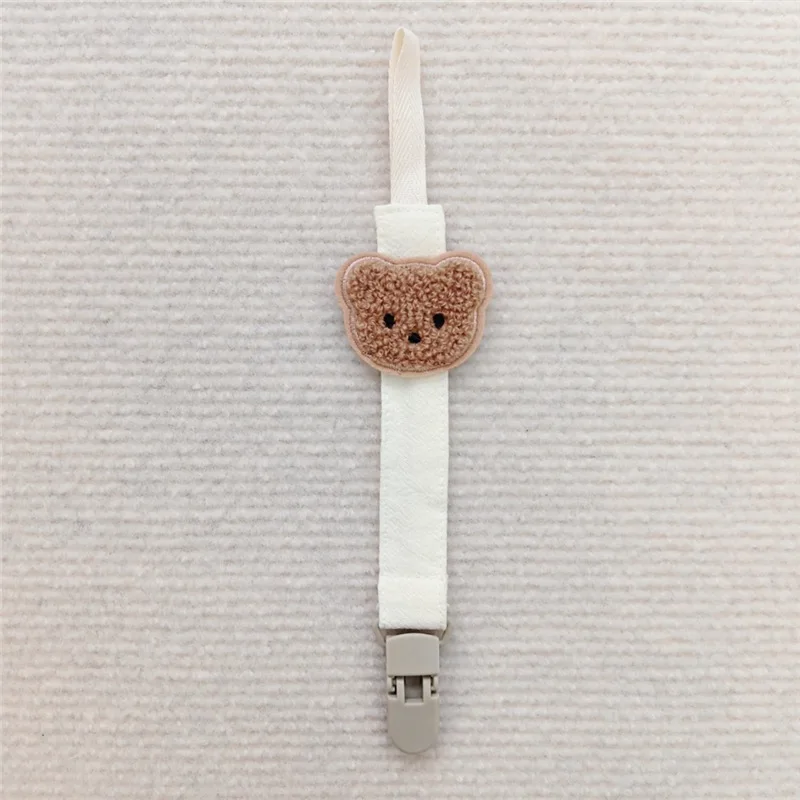 Nette Bär Baby Schnuller Clips Anti-drop Kette Neugeborenen Kleinkind Zahnen Dummy Clip Nippel Halter kinder Spielzeug Zubehör – Detail 8