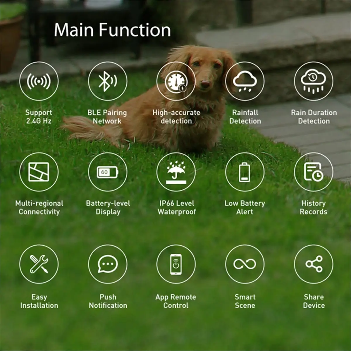 

(BABQ) WiFi-датчик дождя, интеллектуальная система автоматизации закрытия солнцезащитных штор, система домашней автоматизации, система определения погоды