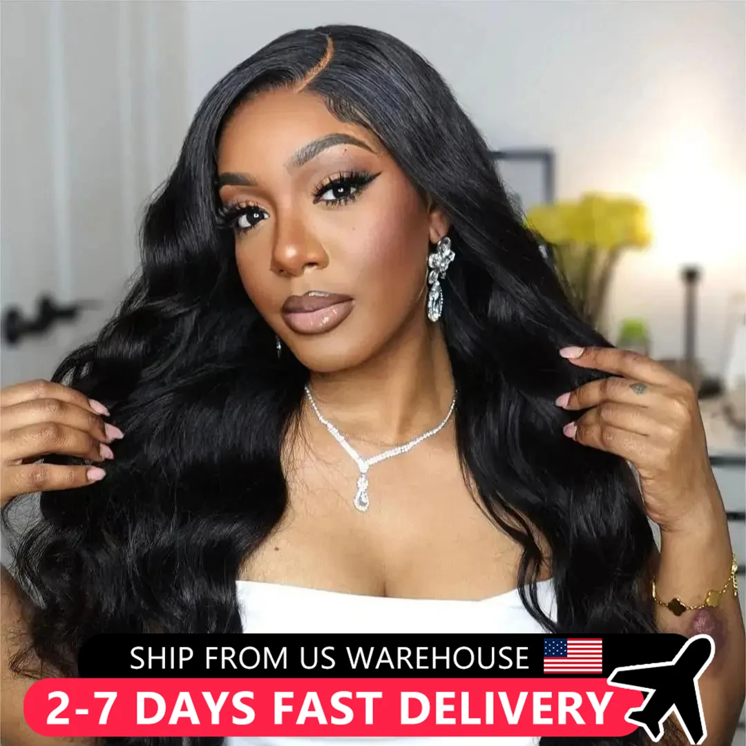 4x6 5x5 Brazilian Lace Closure Wig Pre Cut 32 30Inch 13x4 HD Lace Front Wigs Pre Plucked Glueless 180% Body Wave Human Hair Wig