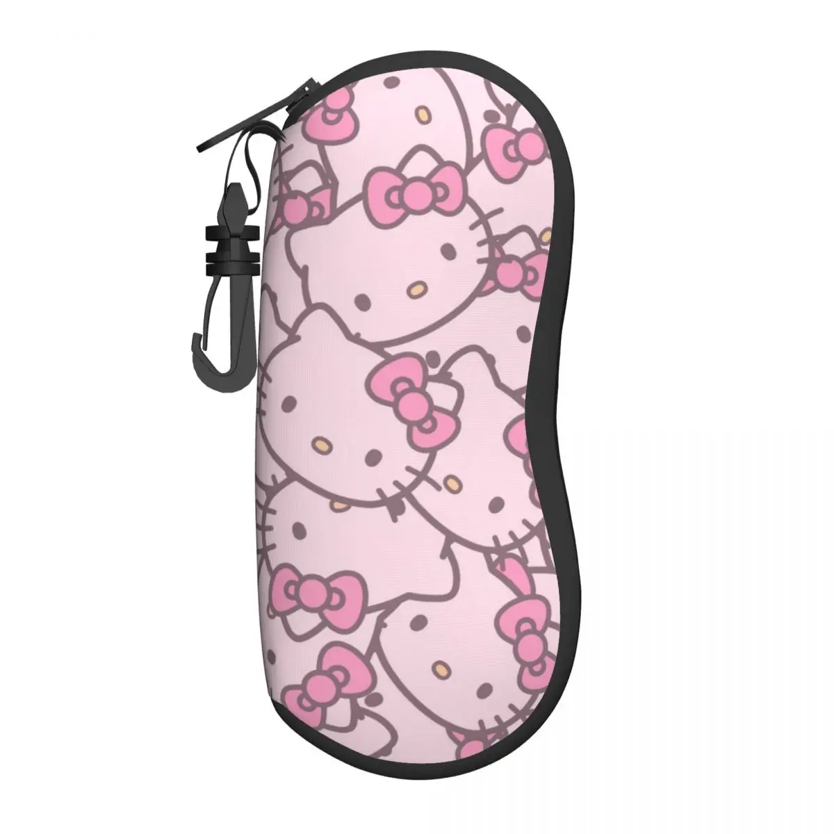 

Очки с рисунком Hello Kitty для защиты от падения, милый мультяшный футляр для хранения солнцезащитных очков, антибликовые контакты для глаз