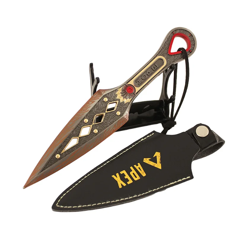 18cm Wraith's Heirloom Kunai Apex Legends Game Peripheral Alloy Model Luminous Style Fashionable Personality Desk Decoration Toy