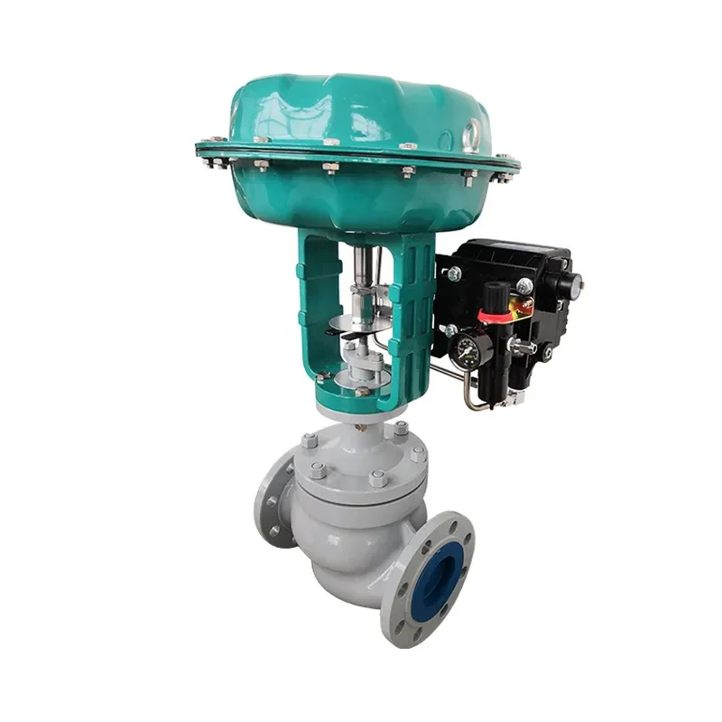 2026 hot sale Pneumatic membrane control valve, stainless steel 304 flange connection, one-way straight stroke flow control