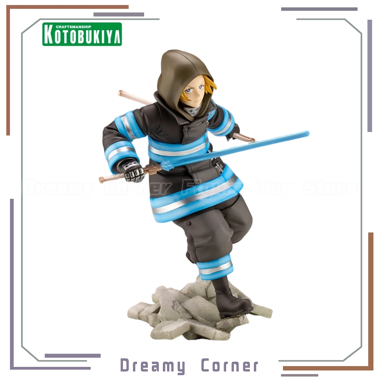 

【In Stock】Original KOTOBUKIYA ARTFX J Fire Force Arthur Boyle 1/8 Scale Figure Model Collection Ornament