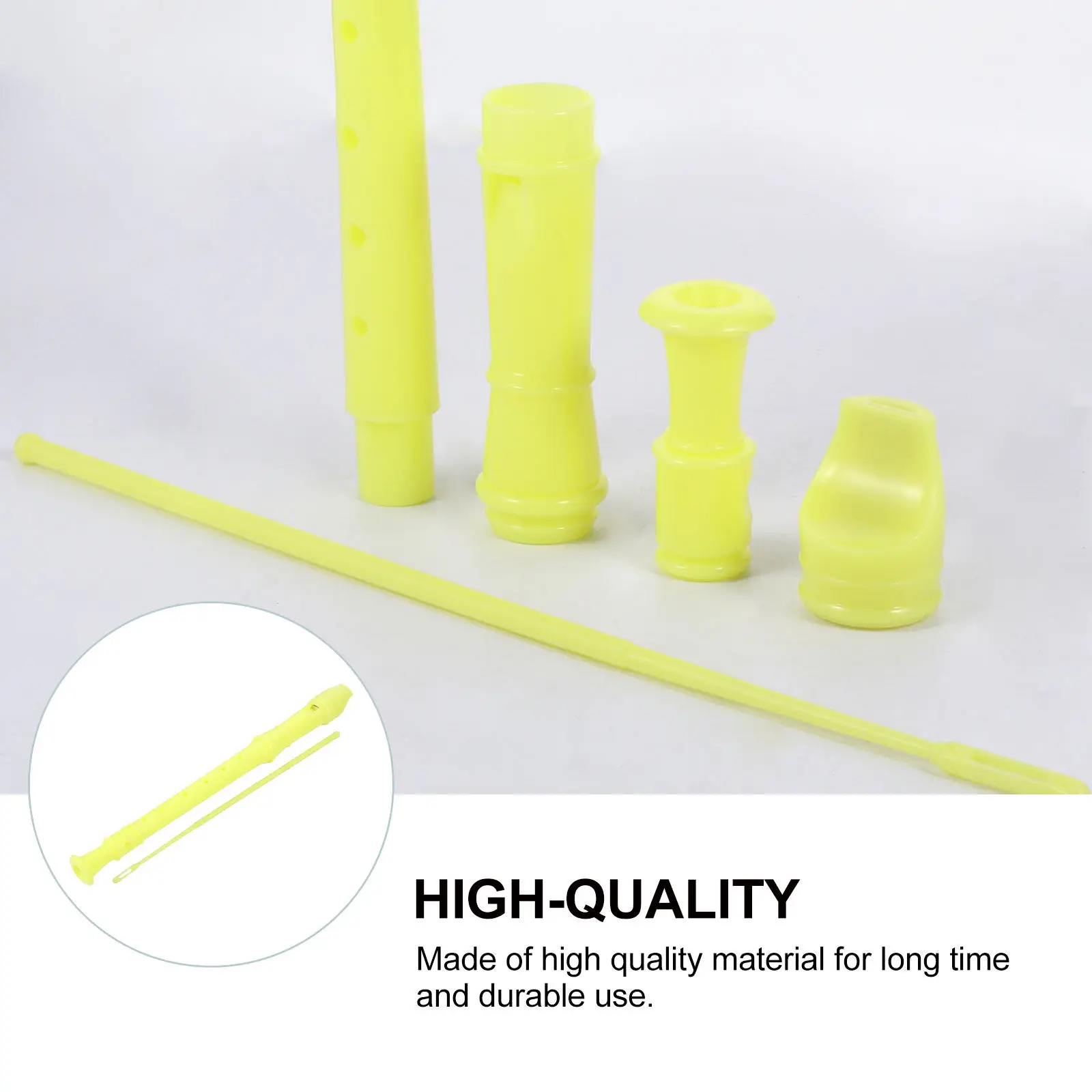 1Set Soprano Recorder ABS Clarinet 8 Hole Music Instrument for Early Education Hand Coordination Music Development