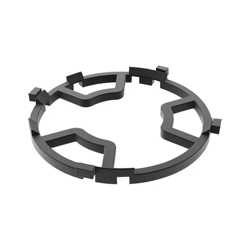 B47B-Cast Iron Gas Hob Cover Universal Fit 10-Serration Anti-Slip Wind Shield Cookware Accessory Energy-Saving