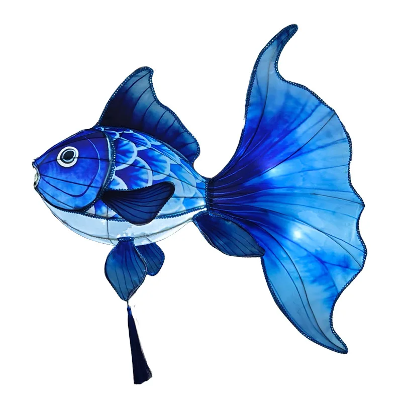 Outdoor tie-dye series goldfish lanterns Internet celebrity  Restaurant commercial activities Koi fish decorative