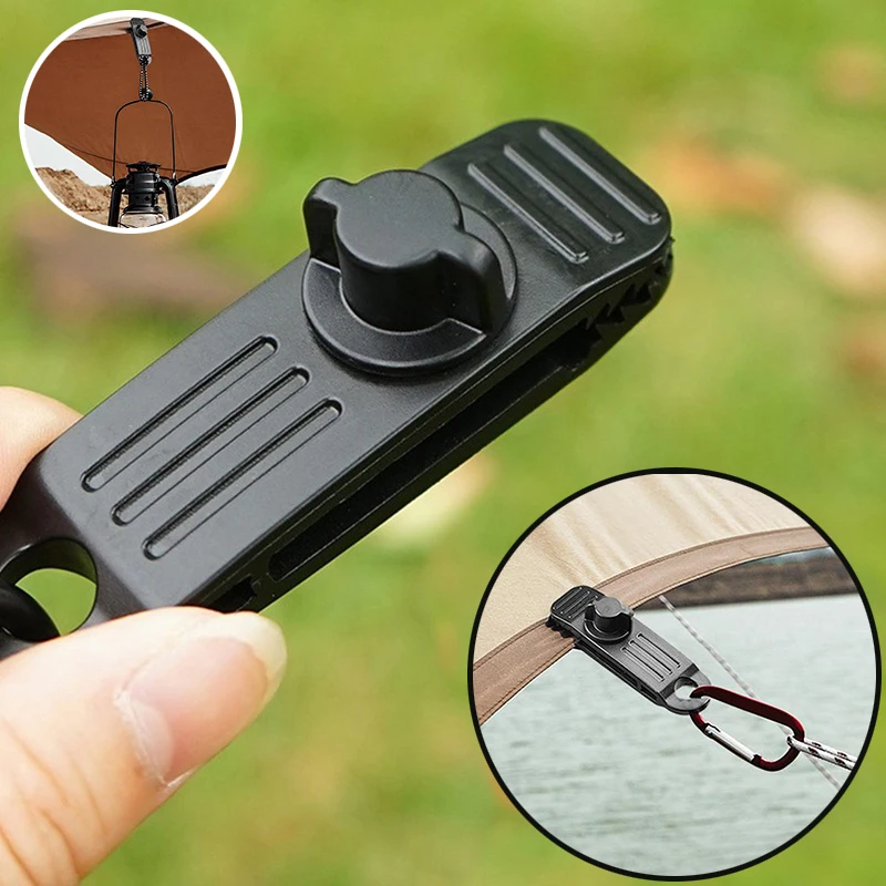 

10PCS Outdoor Waterproof Windproof Fixed Lock Clip Camping Mountaineering Tent Clip Swimming Pool Cover Tarpaulin Plastic Clip