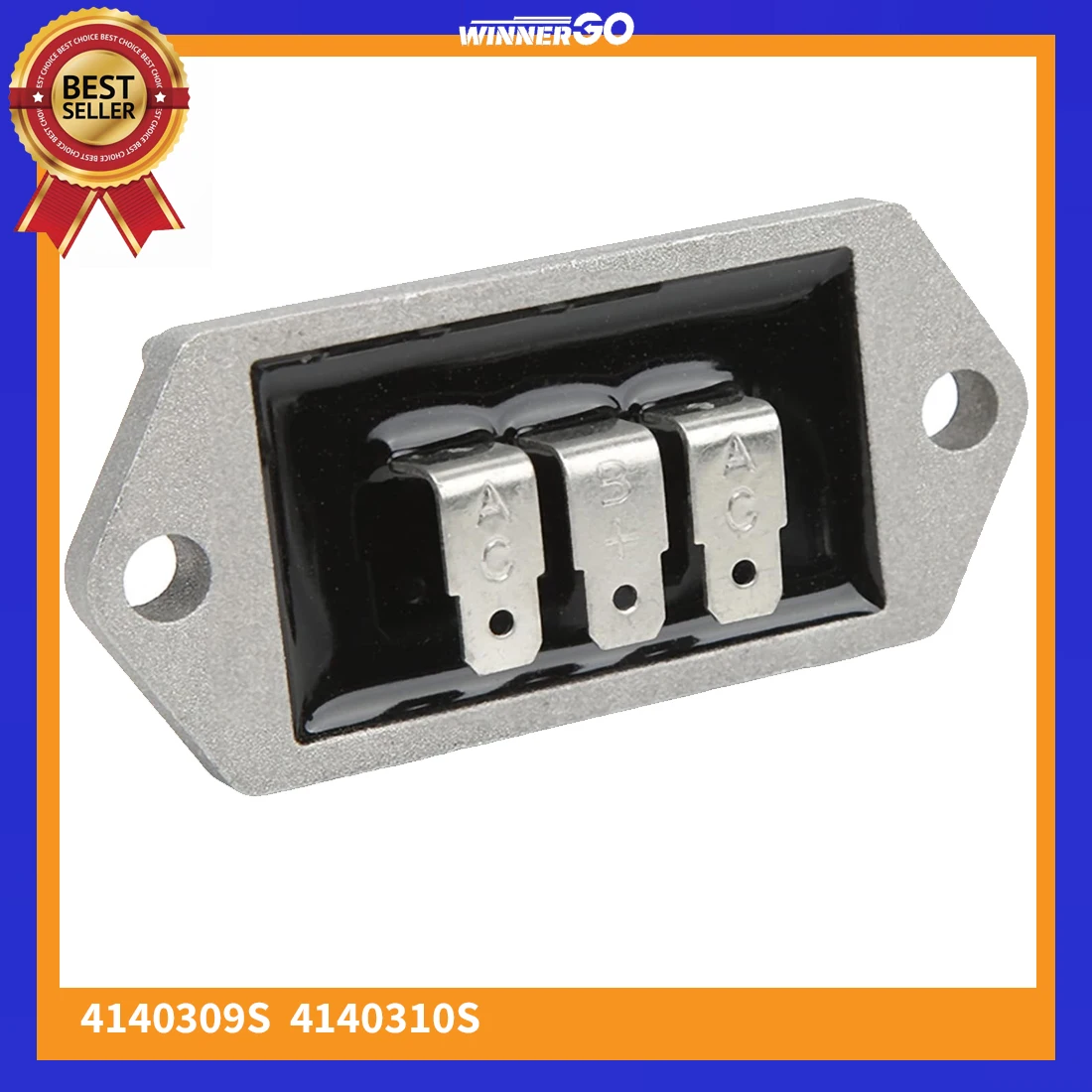 Spannungsregler-Gleichrichter 25 755 03 S für Kohler CH20 CH22 CH23 CH25 20 22 23 Cub Cadet Rasentraktor 4140309S 4140310S 15 AMP – Detail 3