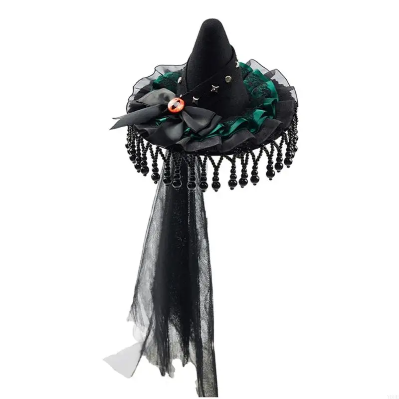 Steampunk Spitze Trim Haarnadel Elegante Süße Mesh Haar Clip Motorhaube Kopfschmuck Foto Requisiten Für Frauen Und Mädchen – Detail 5
