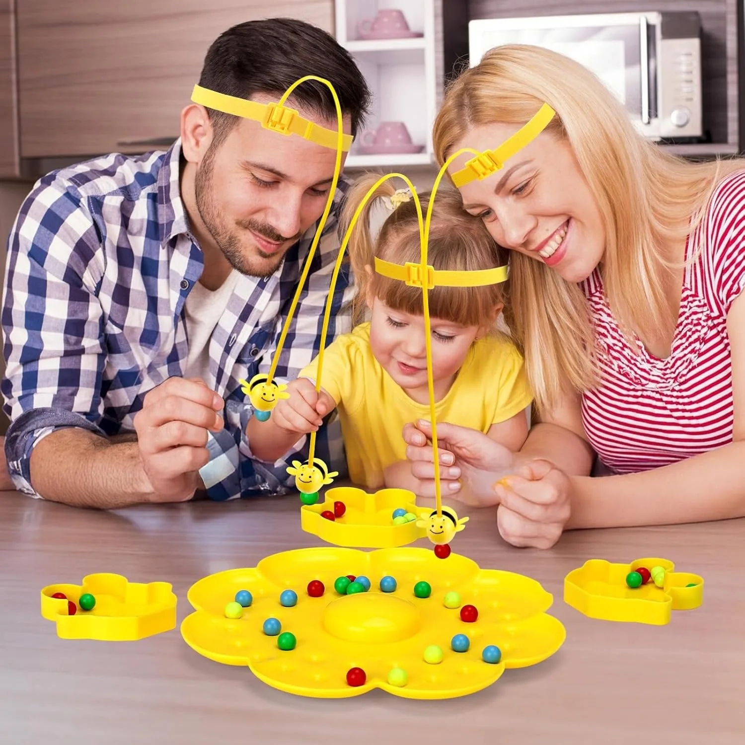 

Fun Family Night & Outdoor Adventure Game Set -Bee Magnetic Toy with Rope Magnet Challenge, Christmas Helloween kids adult gift