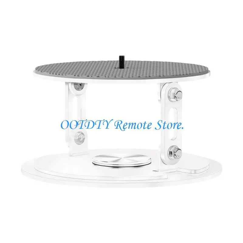 Projector Mount Stand With 1/4In Screw Fixing 360°Horizontal Rotation &90°Tilt Adjustment For Home Theater Meeting