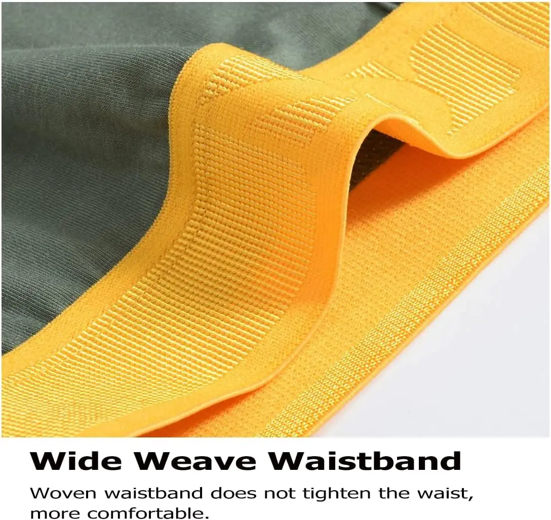 ZONBAILON Multiple Pack Men's Bamboo Viscose Long Leg Boxer Briefs Underwear M L XL 2XL 3XL