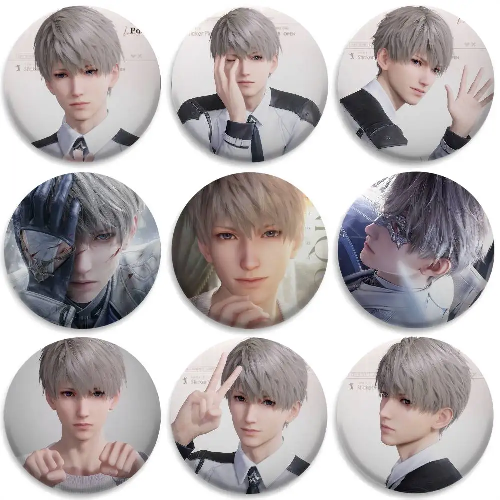 

Xavier Love And Deepscape Badges Round Exquisite Badge Brooches Creative Pins For Clothes Hat Backpack Gift Accessories