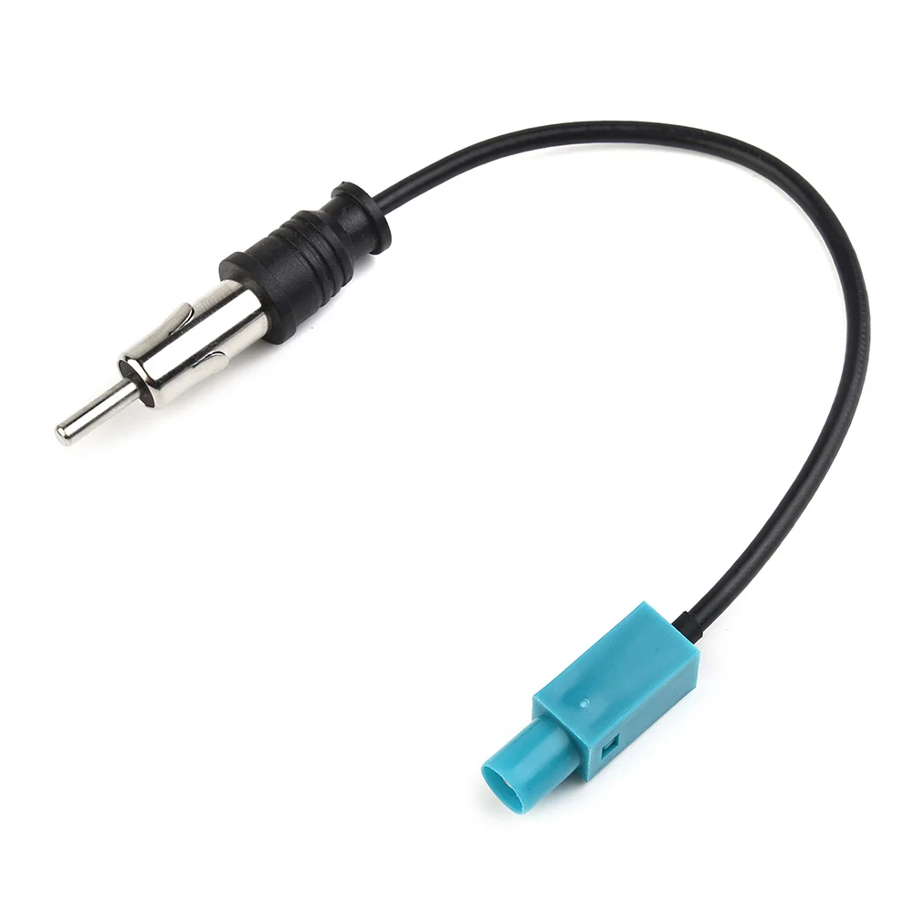 Adaptadores universales de antena de Radio estéreo FM AM para coche, Cable de Fakra-Z macho a enchufe DIN, 15cm, antena FM/AM a DIN, piezas de