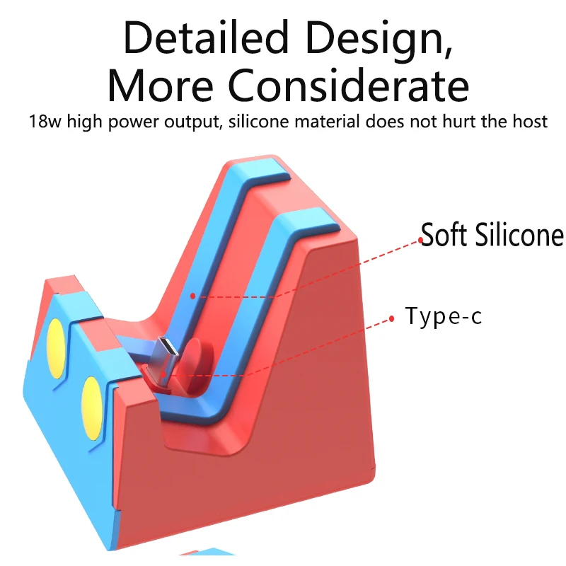 Di Động Thông Tắc Đa Năng Dock ChuyểN OledCharging Cho Máy Nintendo Switch Lite Loại C Đế Sạc Đứng Phụ Kiện