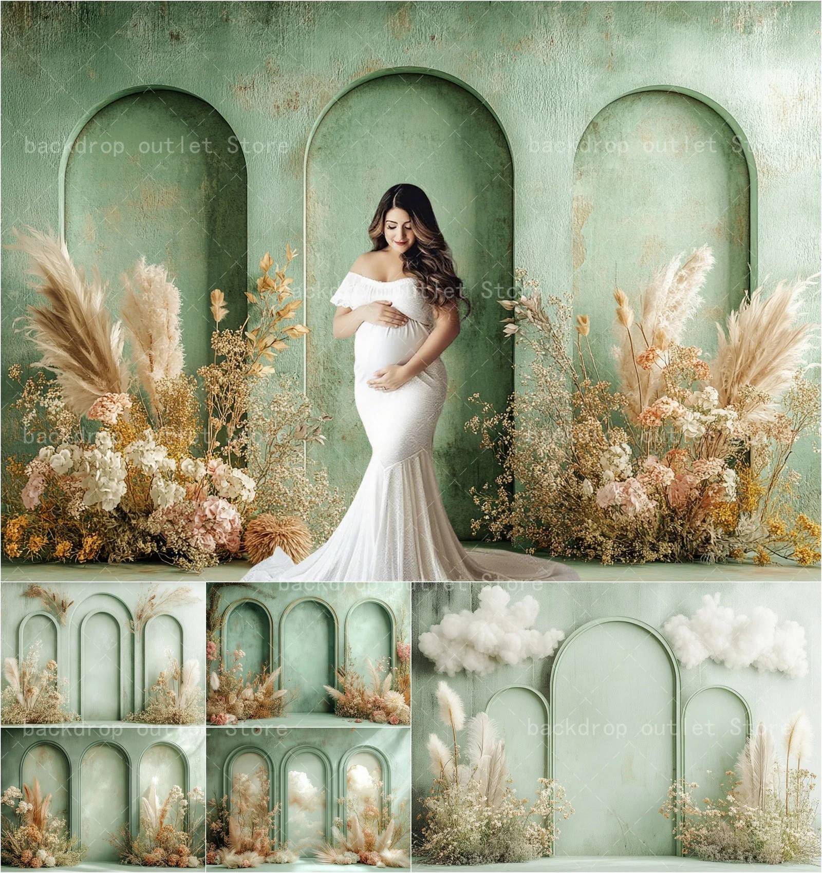 

Фон для фотосъемки Mehofond в винтажном стиле бохо, арка, цветы, свадьба, беременность, портрет, декор, реквизит для фотостудии