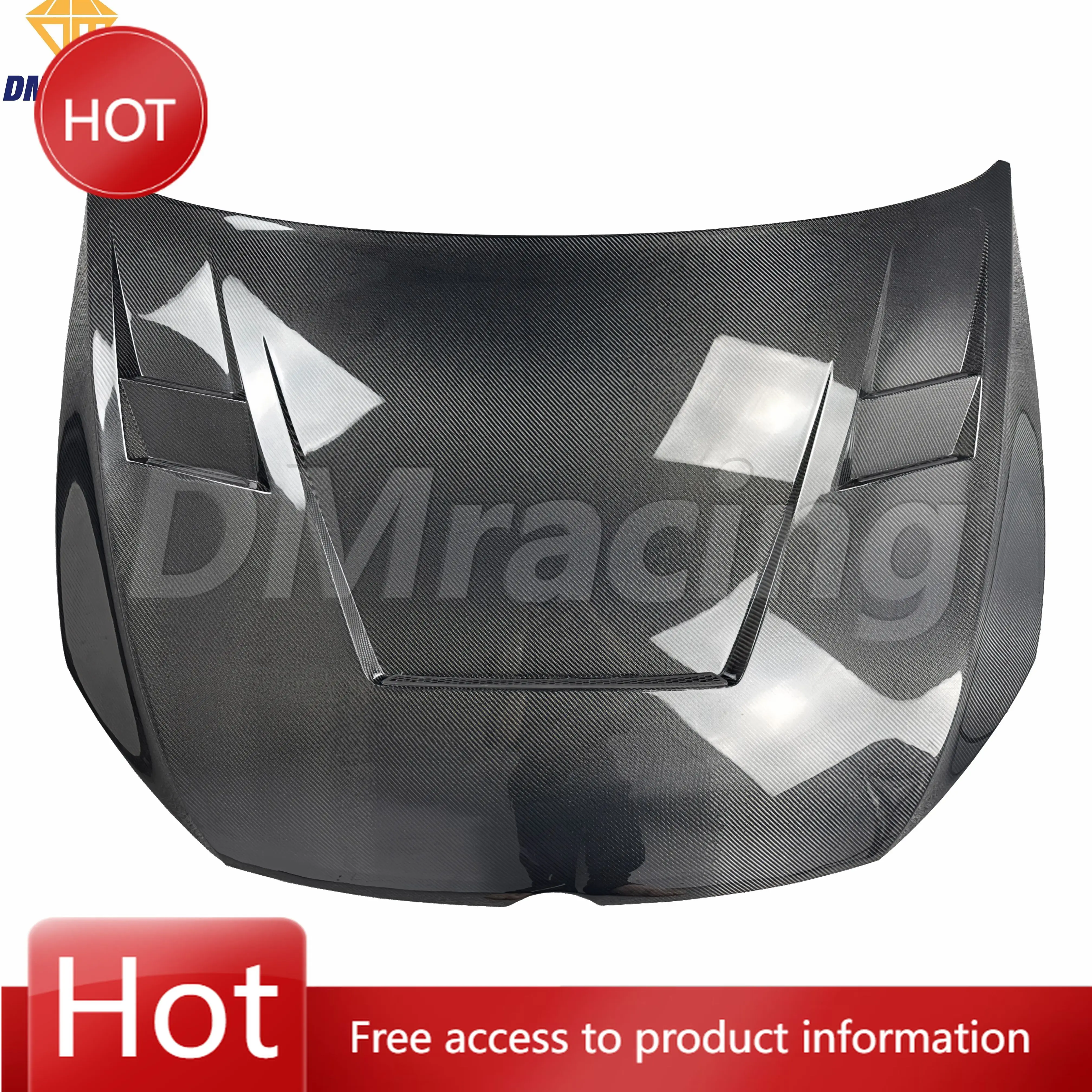 

DM-1 STYLE CARBON FIBER HOOD BONNET for VW GOLF 7 7.5 MK7 2015-2016