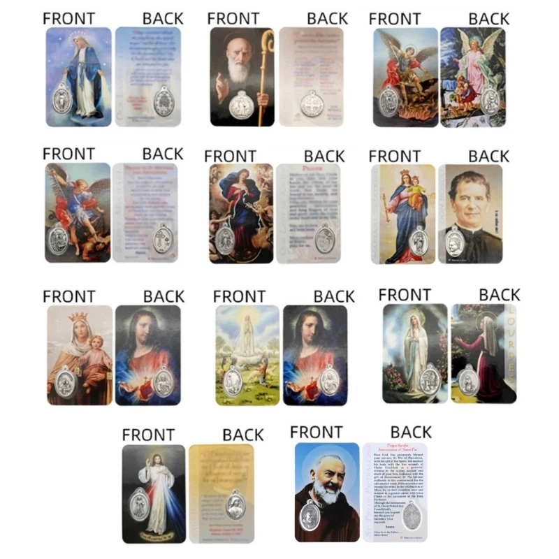 Italian History Card Double Side Christian Character Card Personalities Card Italys Influential Figures Card for Dropship