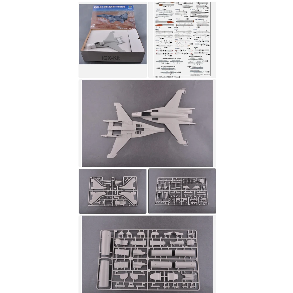 

Trumpeter 03225 1/32 Scale Russian Mig29 MIG-29SMT Fulcrum Fighter Toy Craft Hobby Military Assembly Plastic Model Building Kit