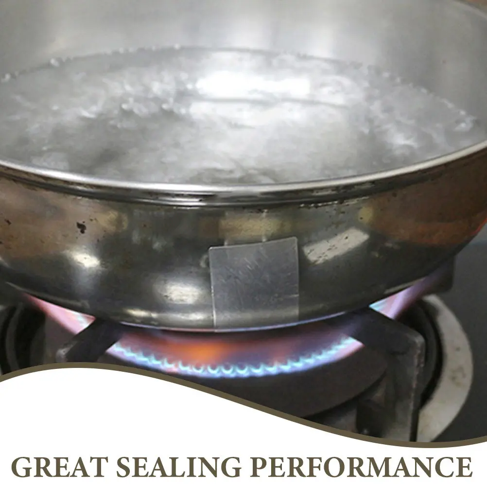 

10 Sheets Aluminum Patch Cookware Repair Leak Proof Seal Tape Pot Pan Patches High Temperature Resistant Oil Proof Stain
