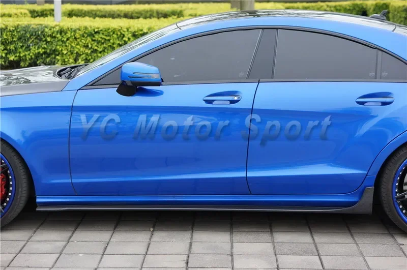 

Car Accessories Carbon Fiber CLS RNT Style Side Skirt Fit For 2011-2013 MB W218 Side Skirts Under Borad Car-styling