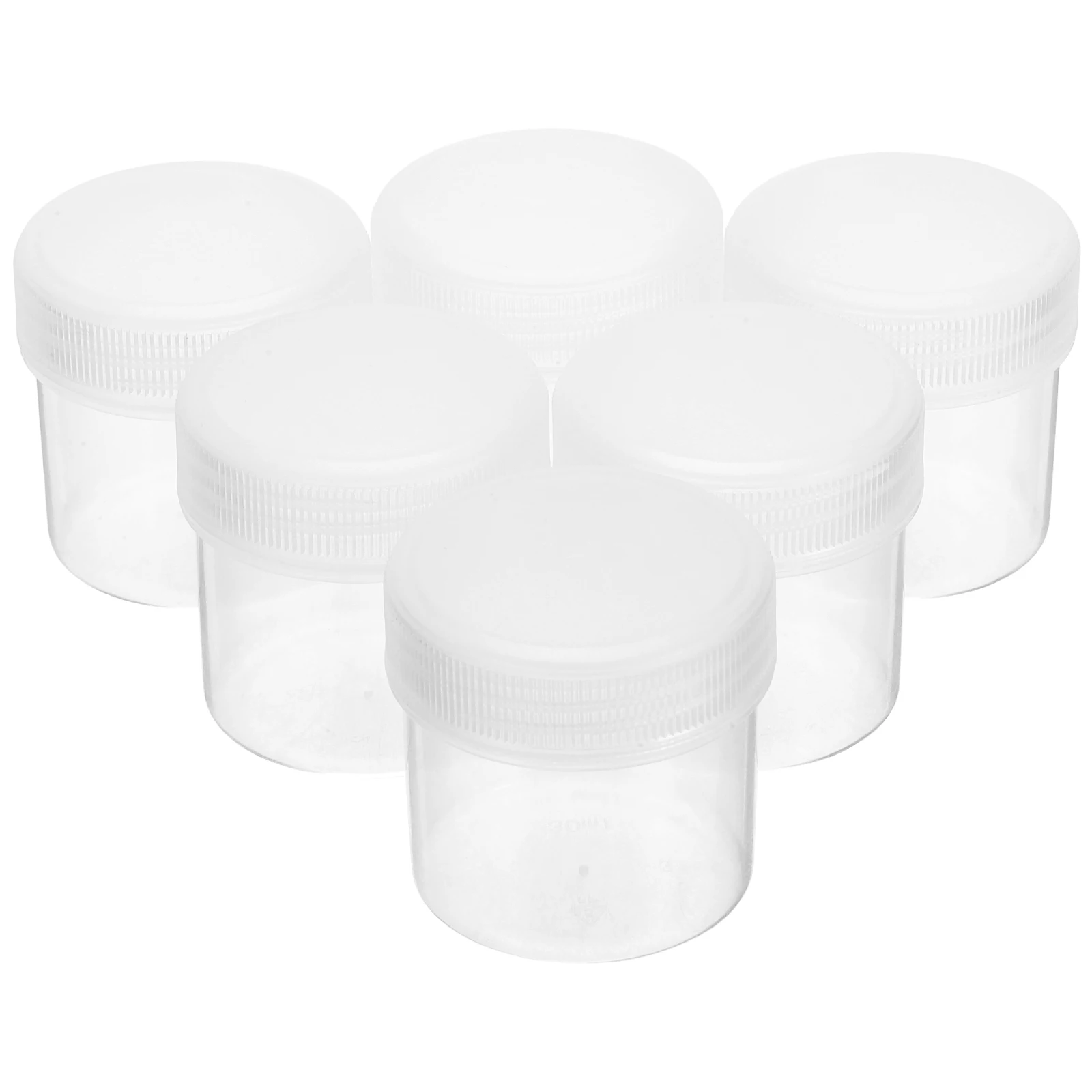 12pcs Reusable Plastic Paint Buckets Airtight Containers For Ink Pigments Coatings Art Supplies Industrial Use 30Ml Clear Empty