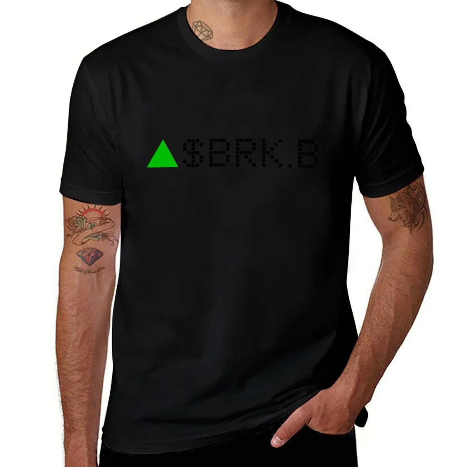 Berkshire Hathaway Inc. Class B Stock Ticker Green T-Shirt Lightweight Cooling Short Sleeve Tee T-Shirt