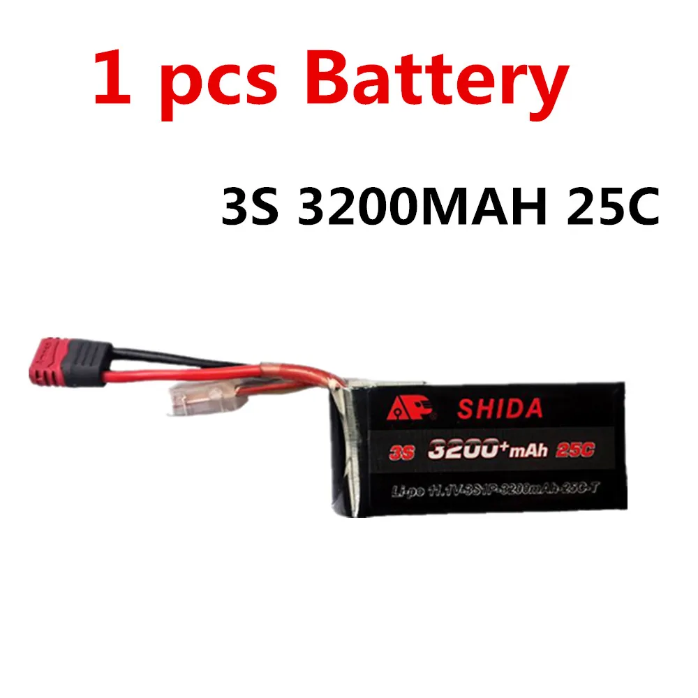 MJX 14301 Battery  MJX 14302 Battery  MJX 14303 Battery 7.4V 3S 3200MAH 25C Upgrade Lipo Battery 14209 14210 H8H