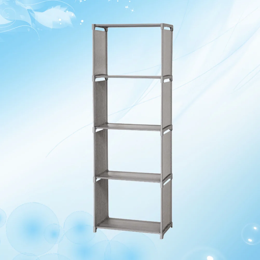 

Book Display Rack Standing Bookshelf Living Room Shelves Wooden Magazine Organizer Kitchen Storage Holder