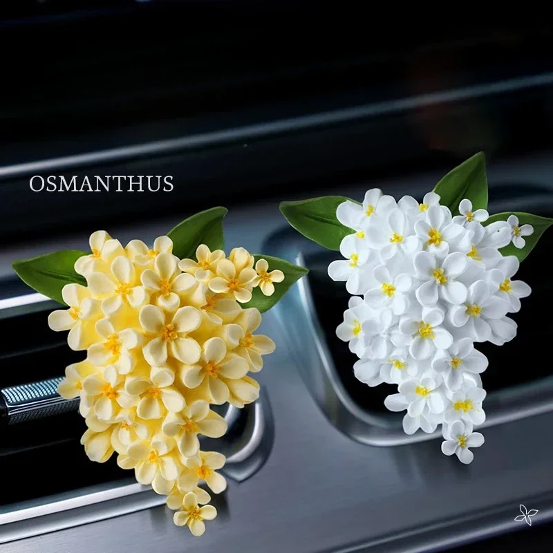 Osmanthus Car Aromatherapy Car Decoration Girls Fragrance Interior Ornament Car Air Conditioner Trend Diffuser Stone Perfume