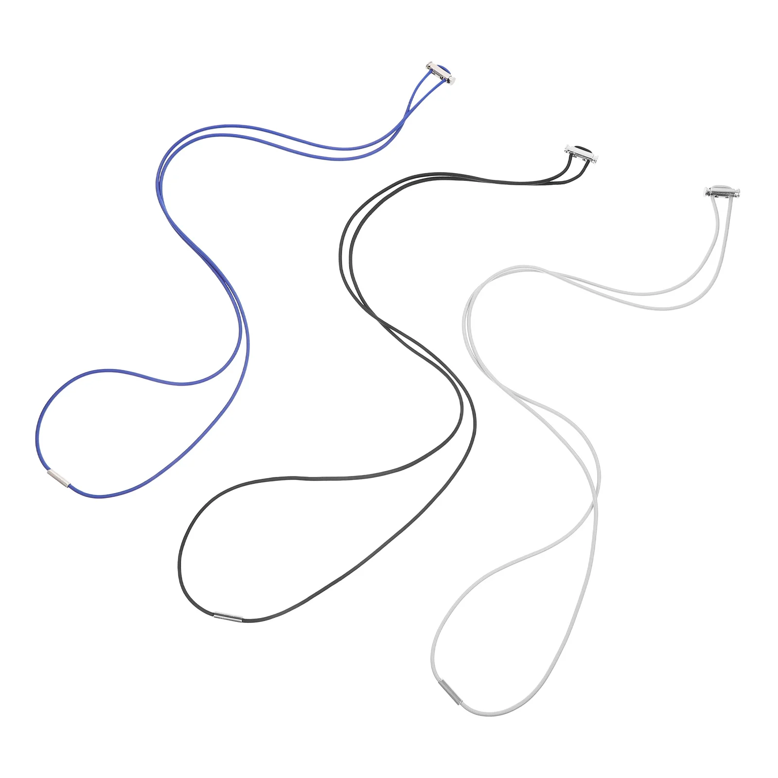 3pcs Elastic Cord For Trash Can Bags Adjustable Rubber Bands Strap Garbage Bin Outdoor Camping Picnic Use Fixed Ropes