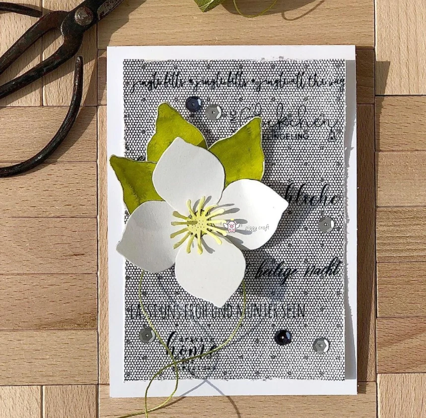 

1pc Piggy Craft metal cutting dies cut die mold Flower leaf decoration Scrapbook paper craft mold blade punch stencils dies