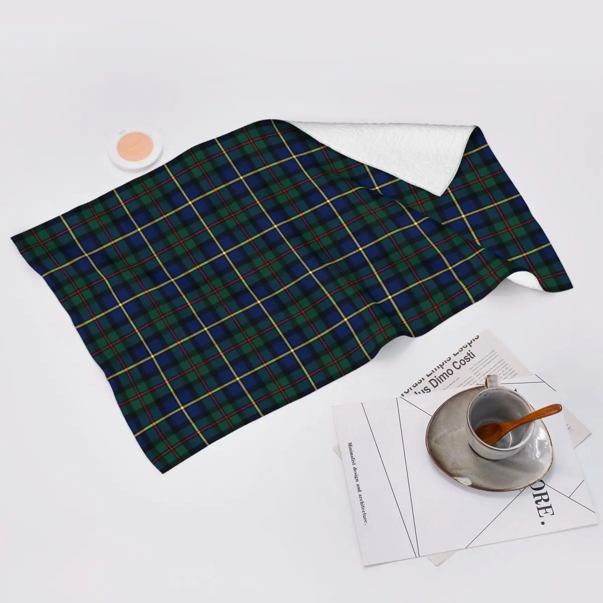 Toalla de cara suave personalizada Clan MacLeod Of Skye Tartan, toallas de algodón de secado rápido para baño de piscina, absorbentes y rápidas