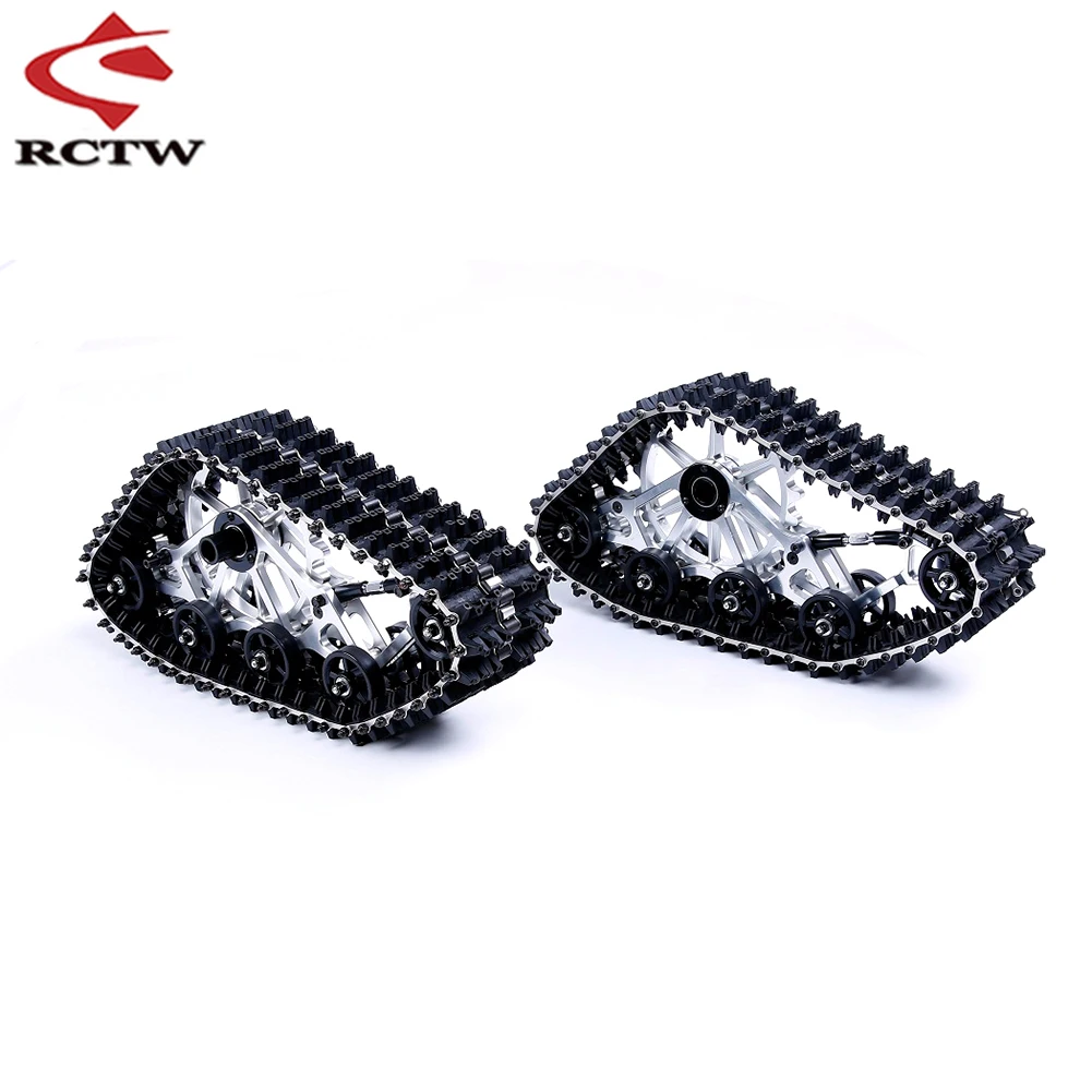 

CNC Metal Rear Crawler Snow Ground Tire Track for 1/5 HPI ROFUN BAHA ROVAN King Motor BAJA 5B SS 5T 5SC Remote Control Car Parts