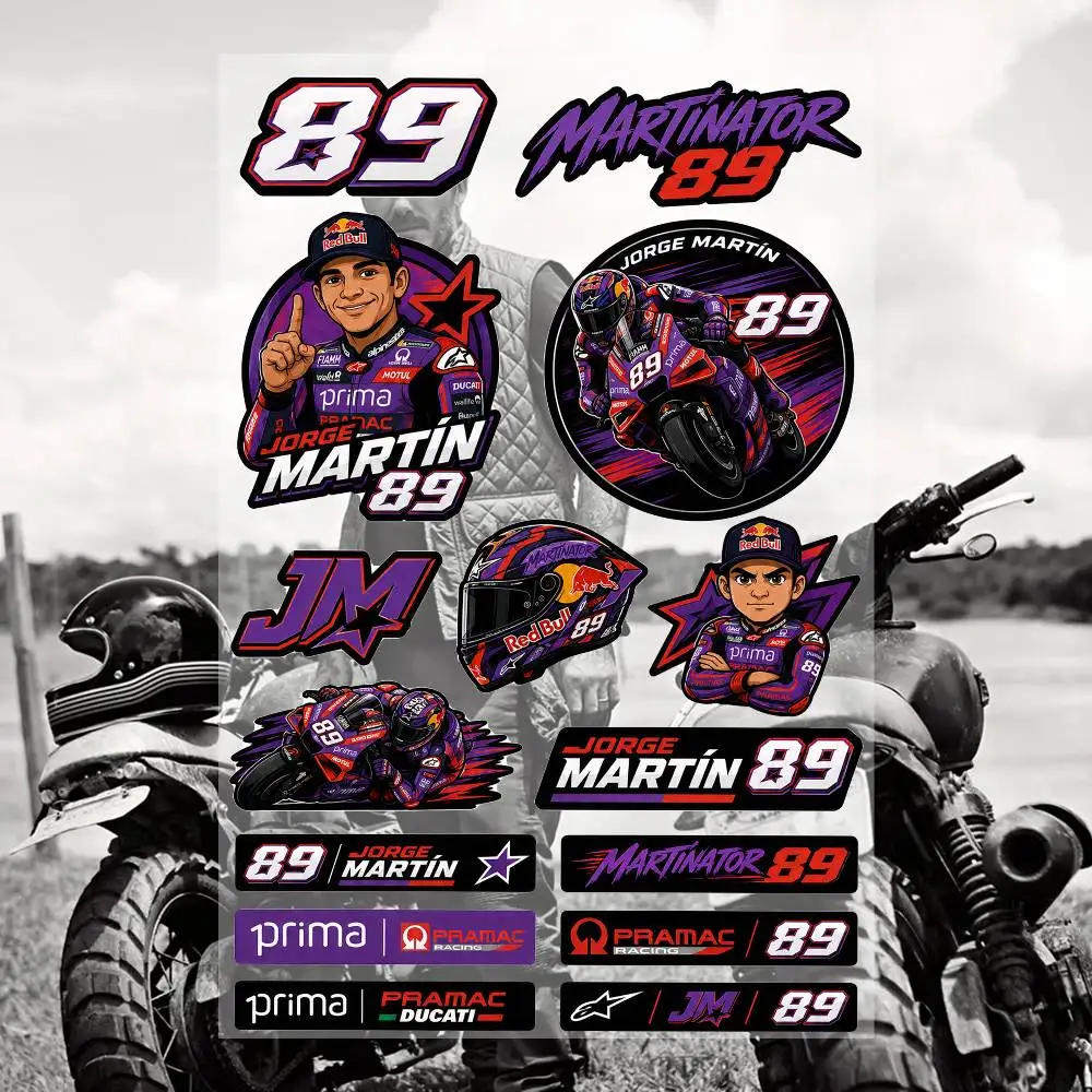 J-orG-E- M-artin-89 Ästhetische Graffiti-Aufkleber, wasserfeste PVC-Aufkleber für Auto, Motorrad, Skateboard, Helm, Notizbuch