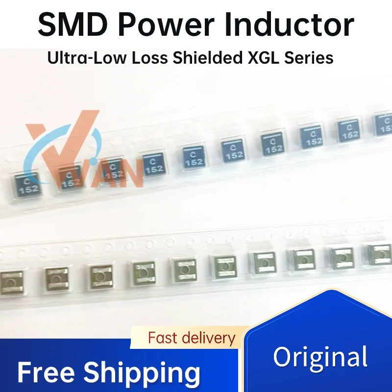 XGL4020-222MEC XGL4020 sensor integrated circuit Chip Integrado Formando Indutor, 4*4 2.2UH blindado Power Inductor, SMD, 5pcs