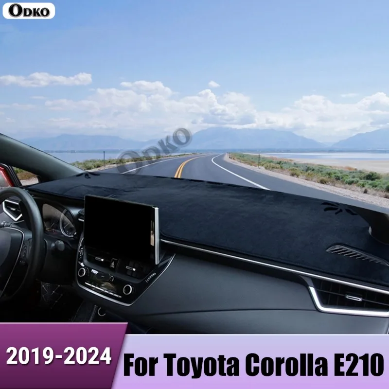 For Toyota Corolla E210 2019 2020 2021 2022 2023 2024 Car Dashboard Cover Sun Shade Avoid Light Mat Anti-UV Case Accessories