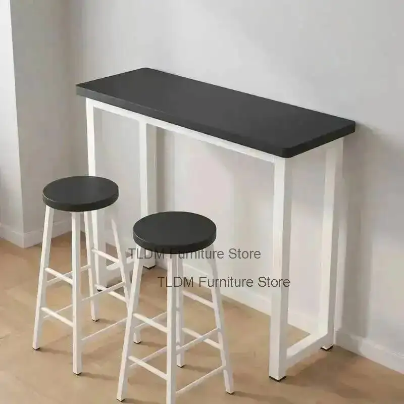for Compact Bar Table Set High Foot Space Saving Design Small Apartment Kitchen Dining Room Modern Minimalist Home Furniture