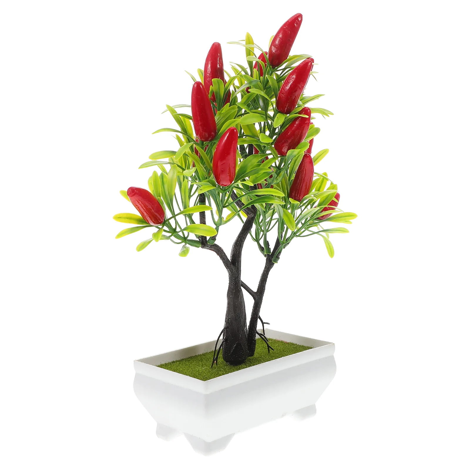 

Pepper Tree Bonsai Pink Room Decor Fake Plant Home Artificial Realistic Ornaments
