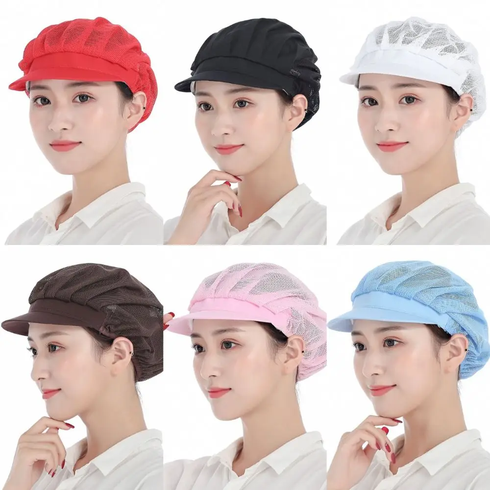 Chic Cloth Work Hat Work Wear Smoke-proof Dust Hotel Cook Cap Breathable Smoke-proof Dust Cap Hotel Restaurants