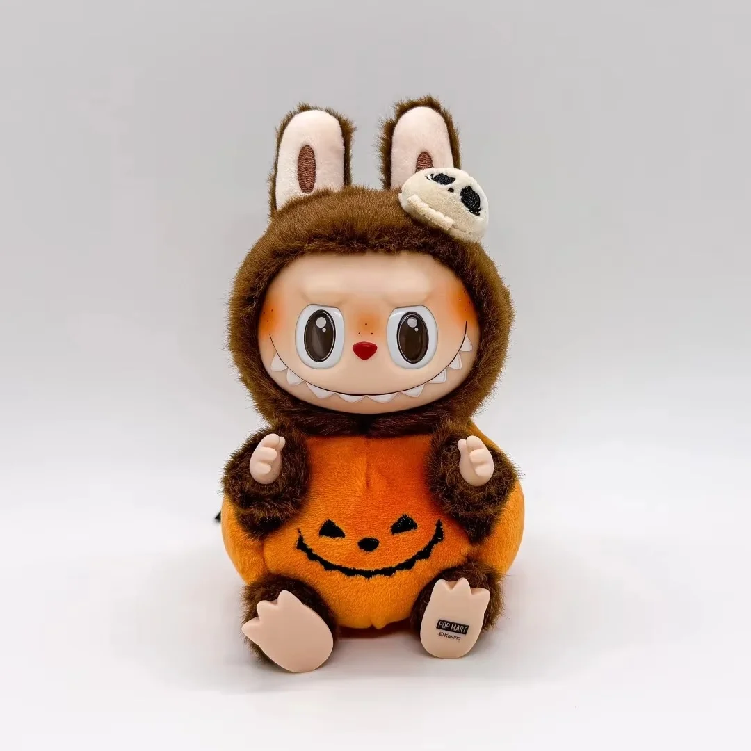 Labubu Happy Hallowween Party Series - Виниловая плюшевая подвеска с тыквой для сидения,labubu, американская ограниченная серия, ограниченная копия на Хэллоуин