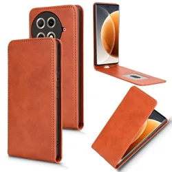 For Tecno Camon 30S Pro Flip Vertical Case Retro Smooth Skin Leather Full Cover Card Holder For Tecno Camon 30S CLA5 Phone Bags